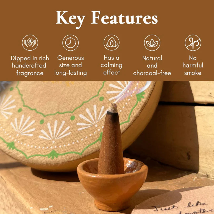 Incense Cones | Sandlewood or Sandali