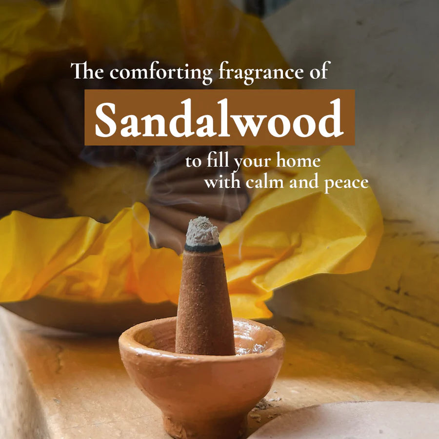 Incense Cones | Sandlewood or Sandali