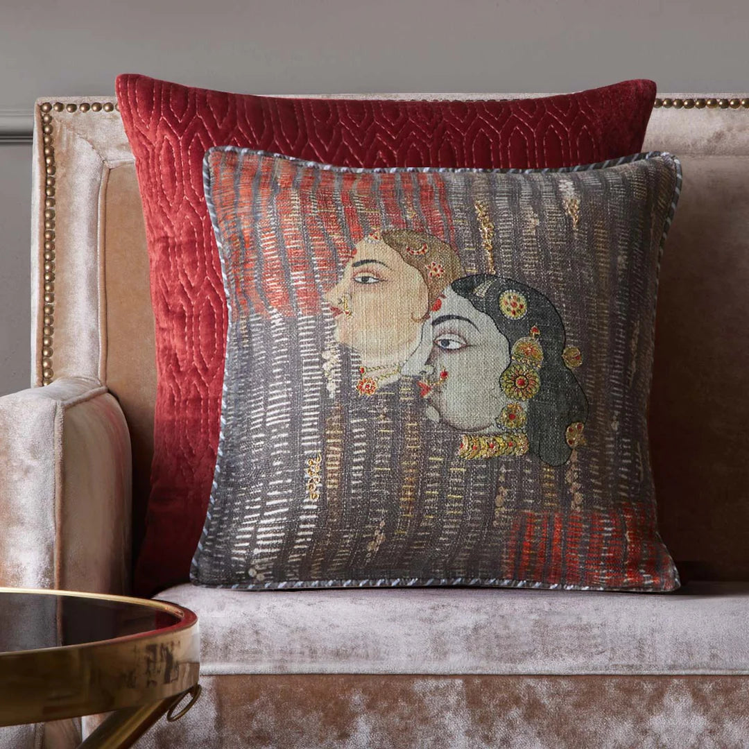 Kainaat Design - Tanjore Cushion Cover