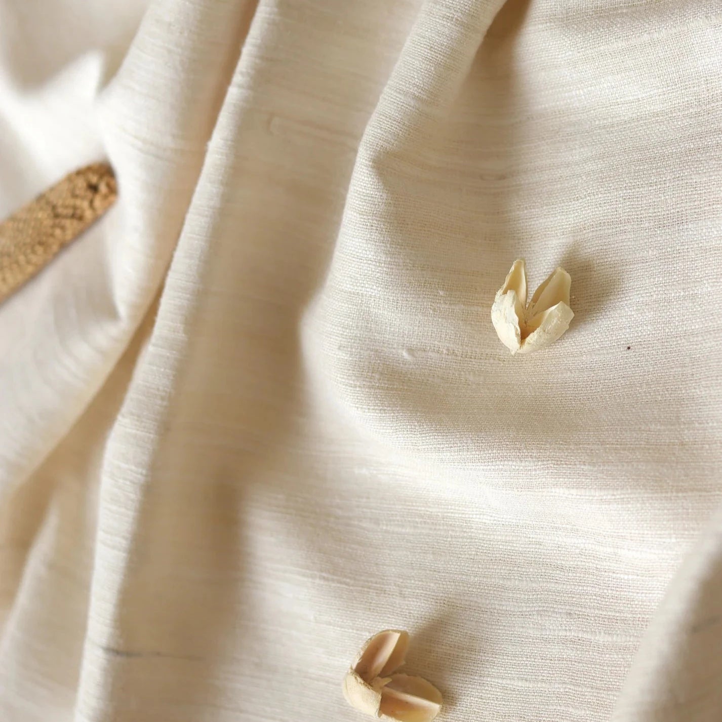 Ahimsa Peace Silk Stole | Ivory